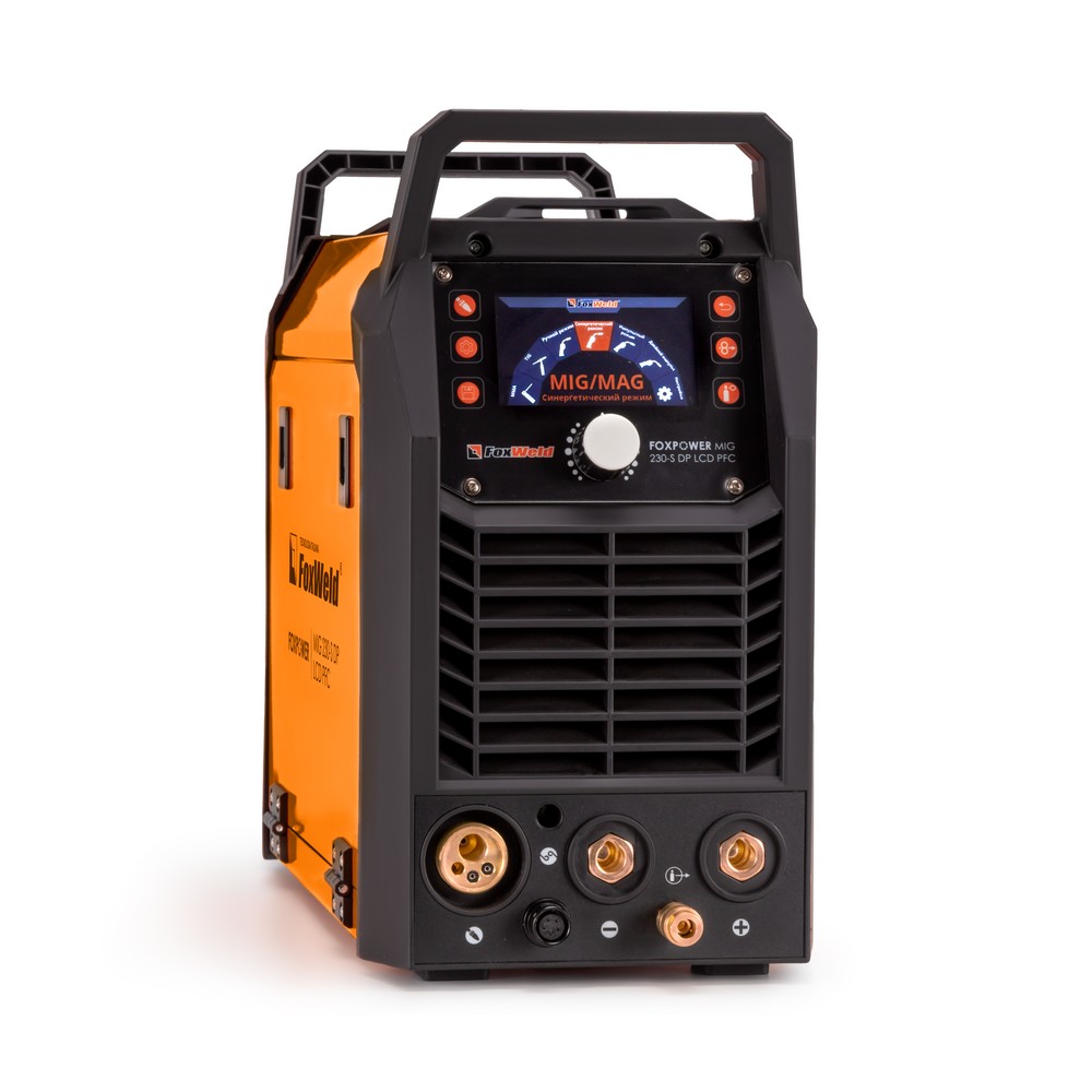 Полуавтомат сварочный FoxWeld FOXPOWER MIG 230-S DP LCD PFC арт.1505 (НФ-2570)