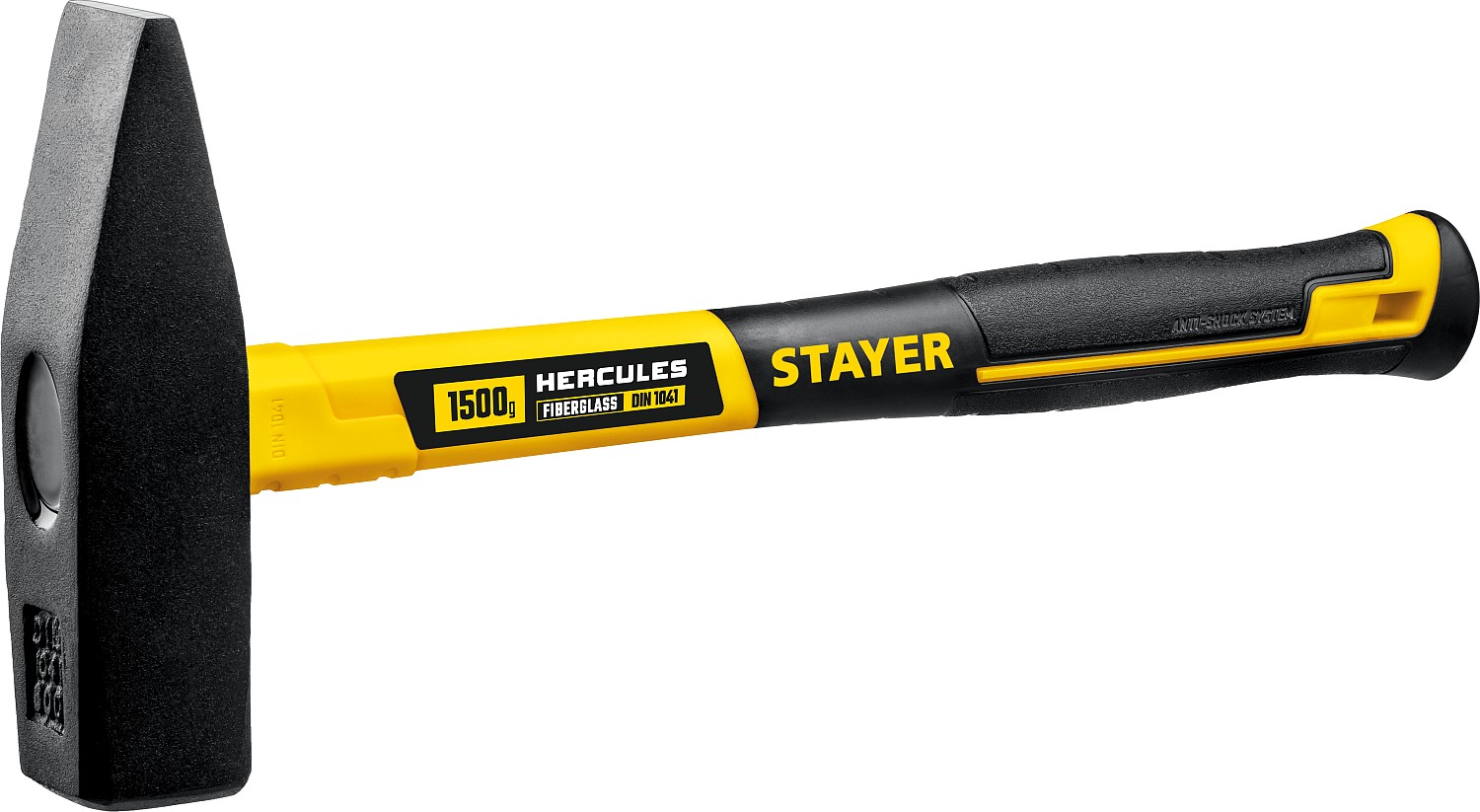 Молоток слесарный 1500г. STAYER Hercules  (двухкомпонентная, фибергласовая рукоять20050-15) (УТ7743)